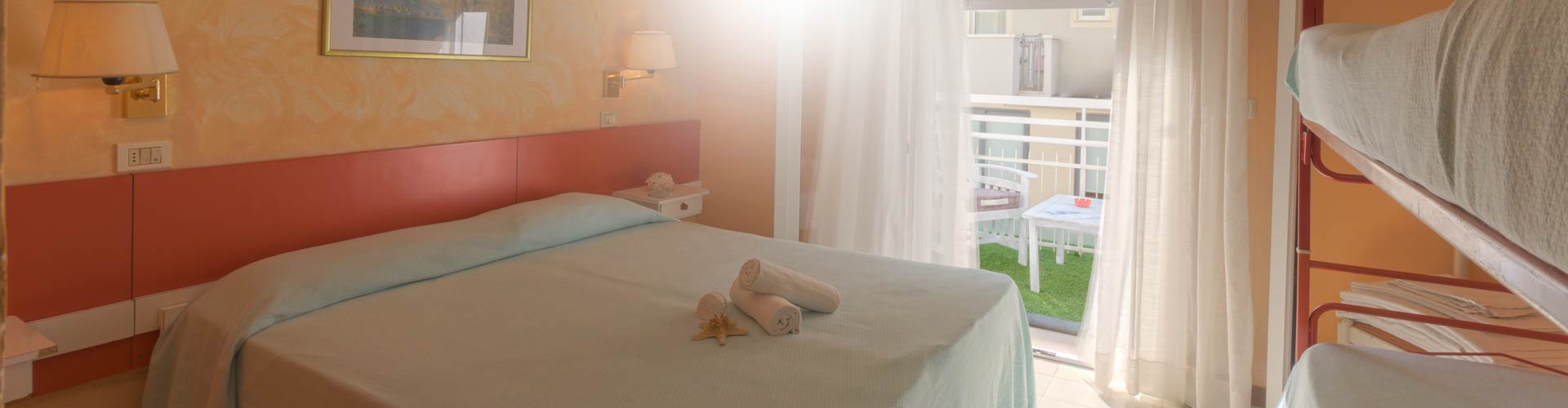 Fotografia di una delle splendide camere dell'Hotel star di Cattolica